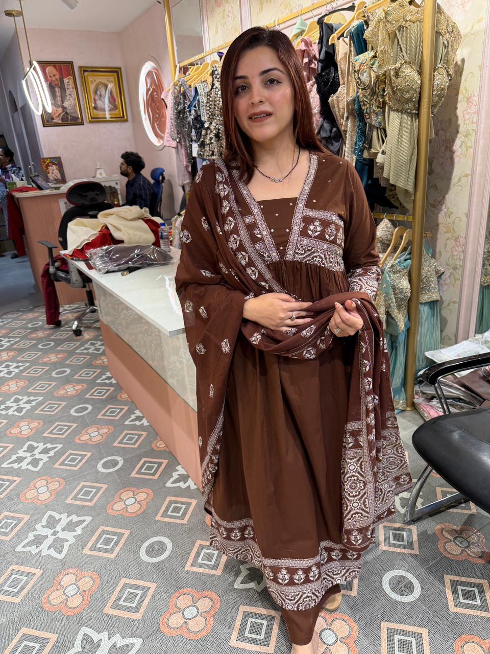 Coco Anarkali Suit Set
