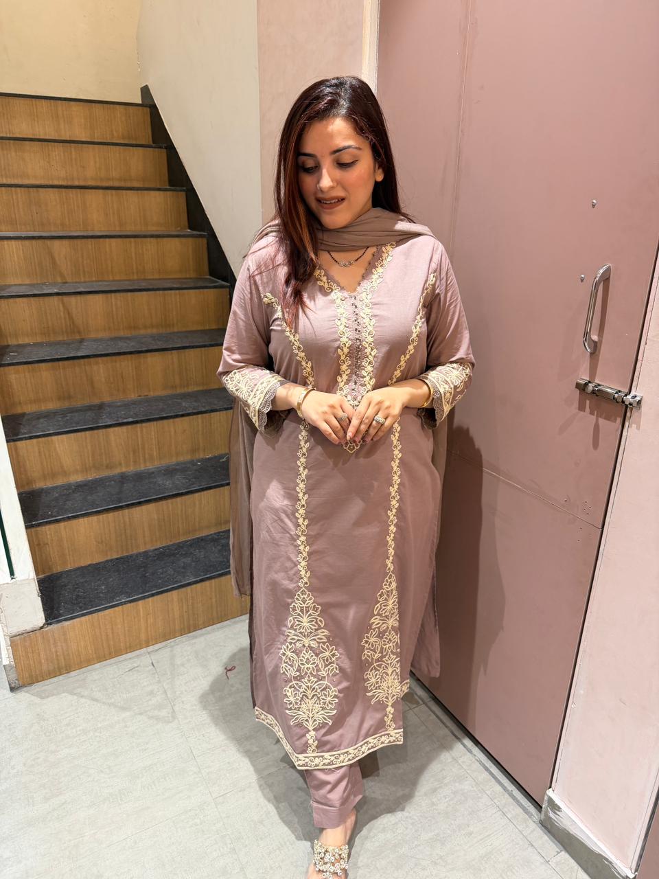 Suhani Royale Embroidered Suit Set