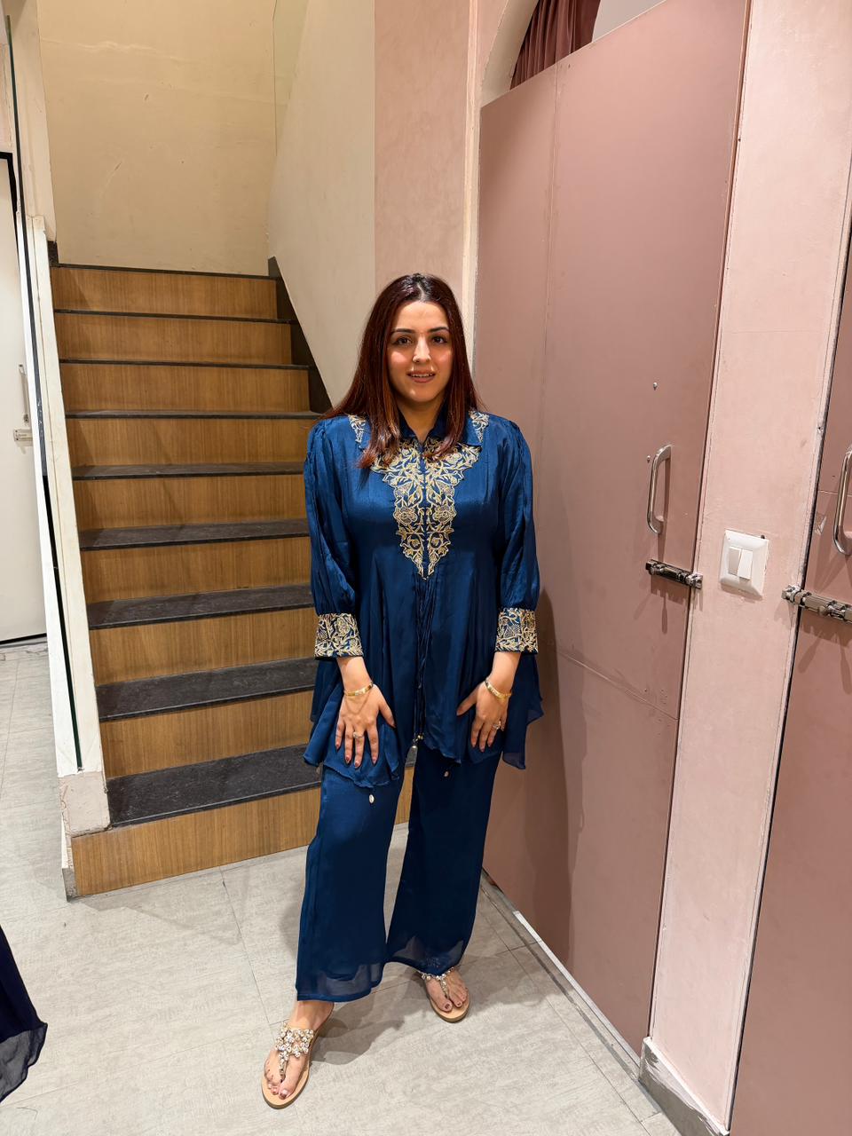 Zarika Embroidered Co-ord Set