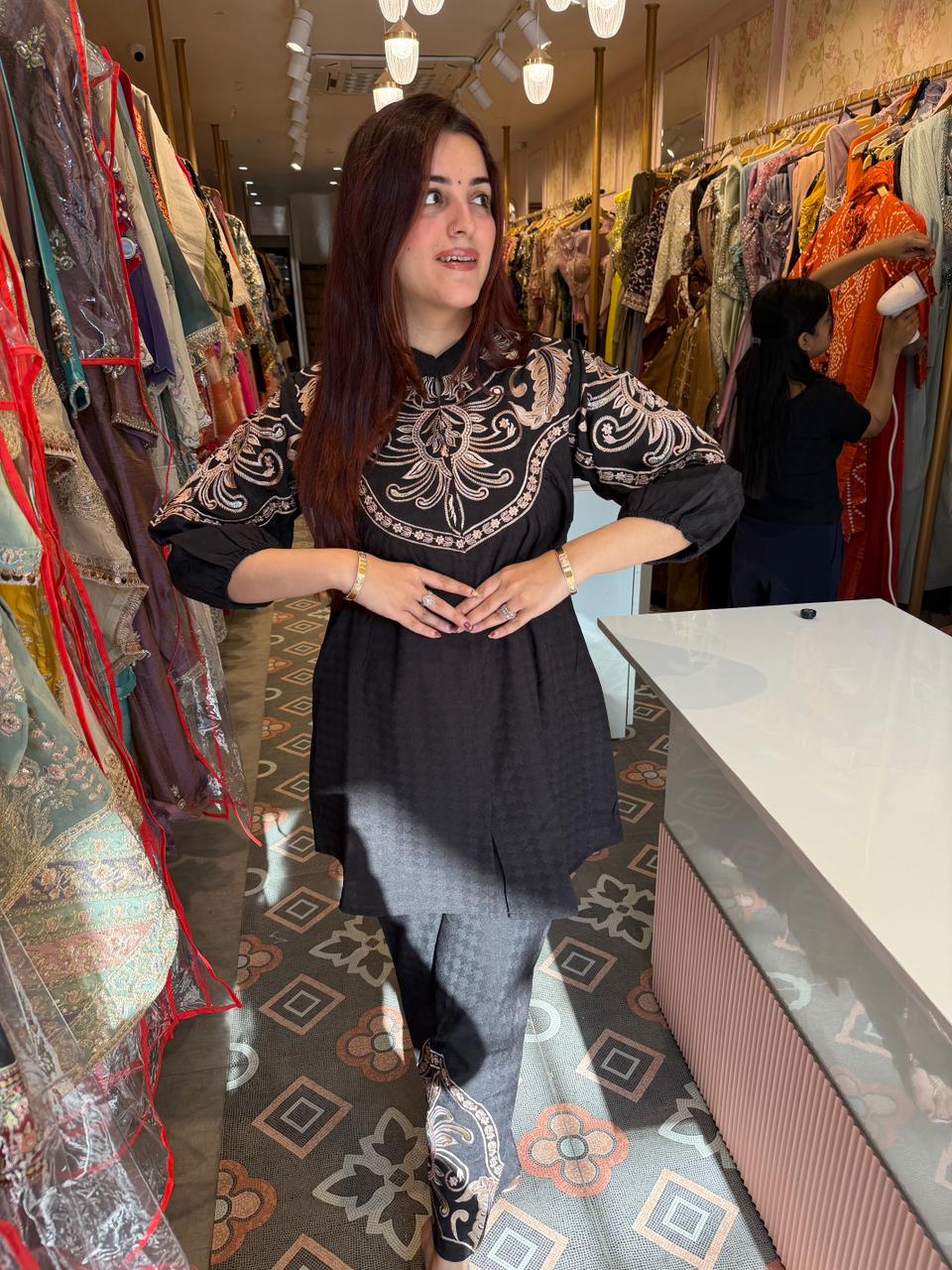 Shena Embroidered Co-Ord Set