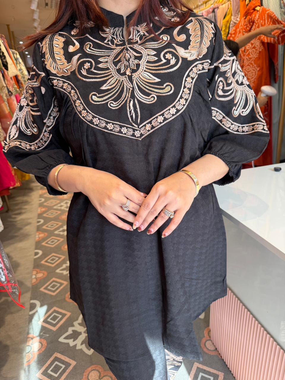 Shena Embroidered Co-Ord Set