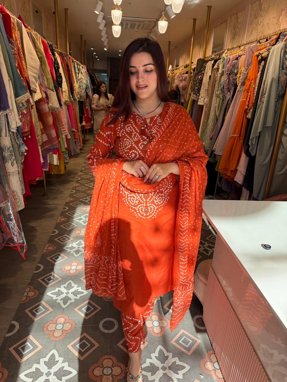 Bandhani Grace Suit Set