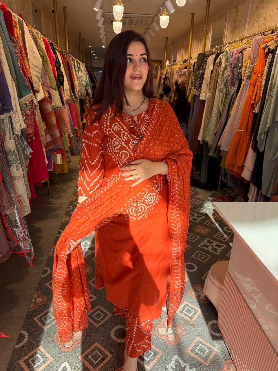 Bandhani Grace Suit Set