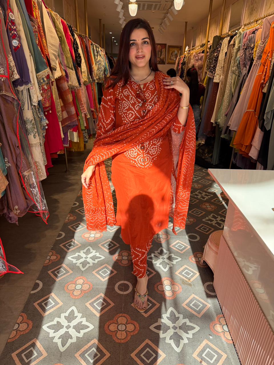 Bandhani Grace Suit Set