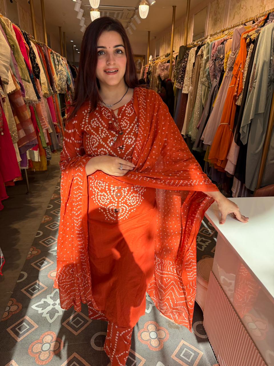 Bandhani Grace Suit Set