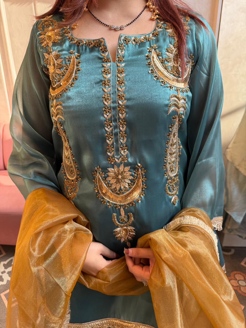Shril Luxe Embroidered Suit Set