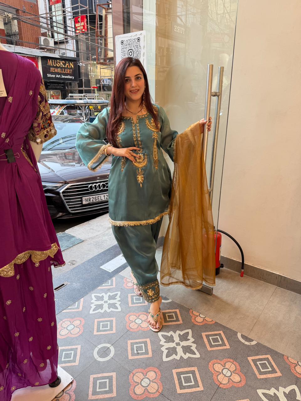 Shril Luxe Embroidered Suit Set