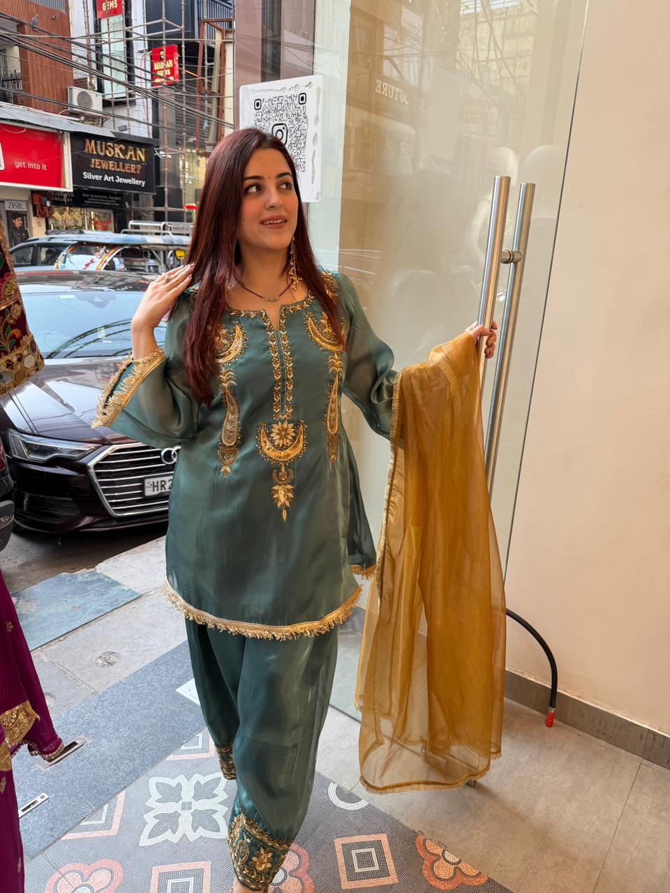Shril Luxe Embroidered Suit Set