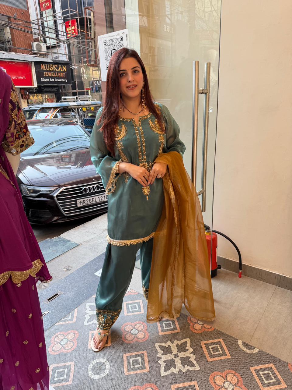 Shril Luxe Embroidered Suit Set