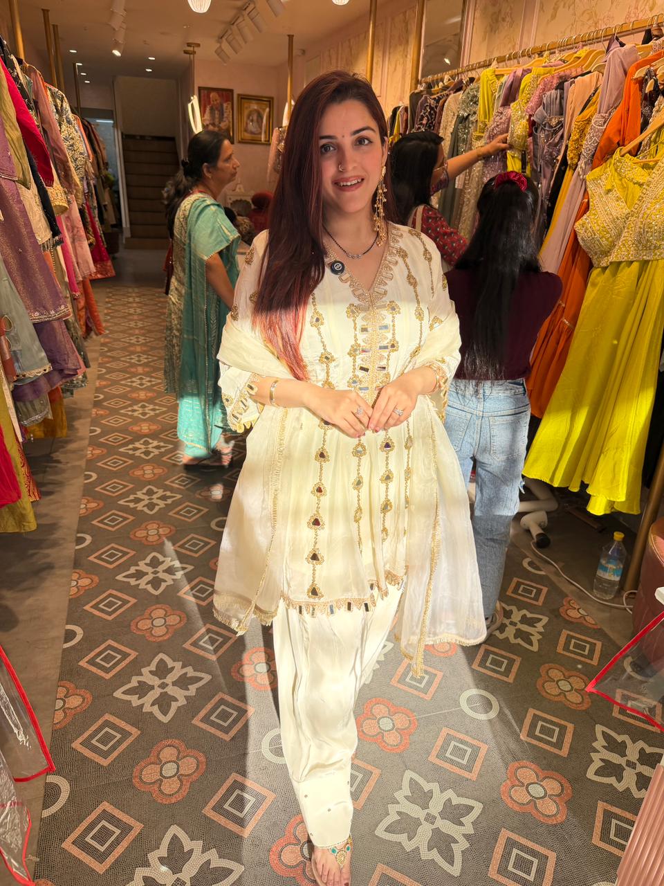 Jhanak Mirror Embellished Sharara Set