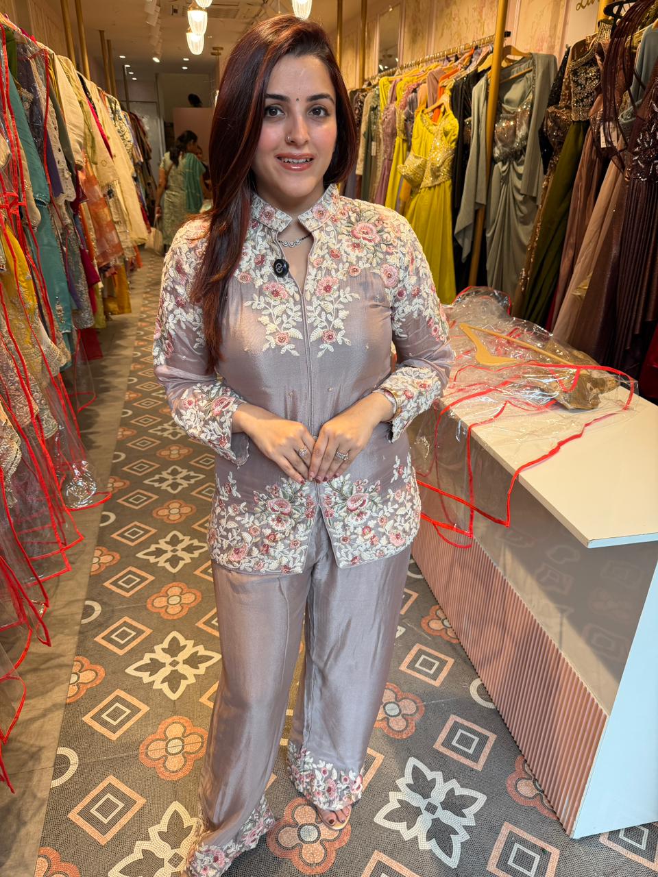 Misti Floral Embroidered Co-Ord Set