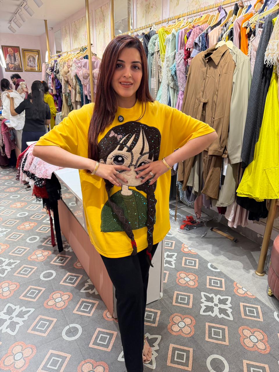 Sunshine 3D Cartoon Top