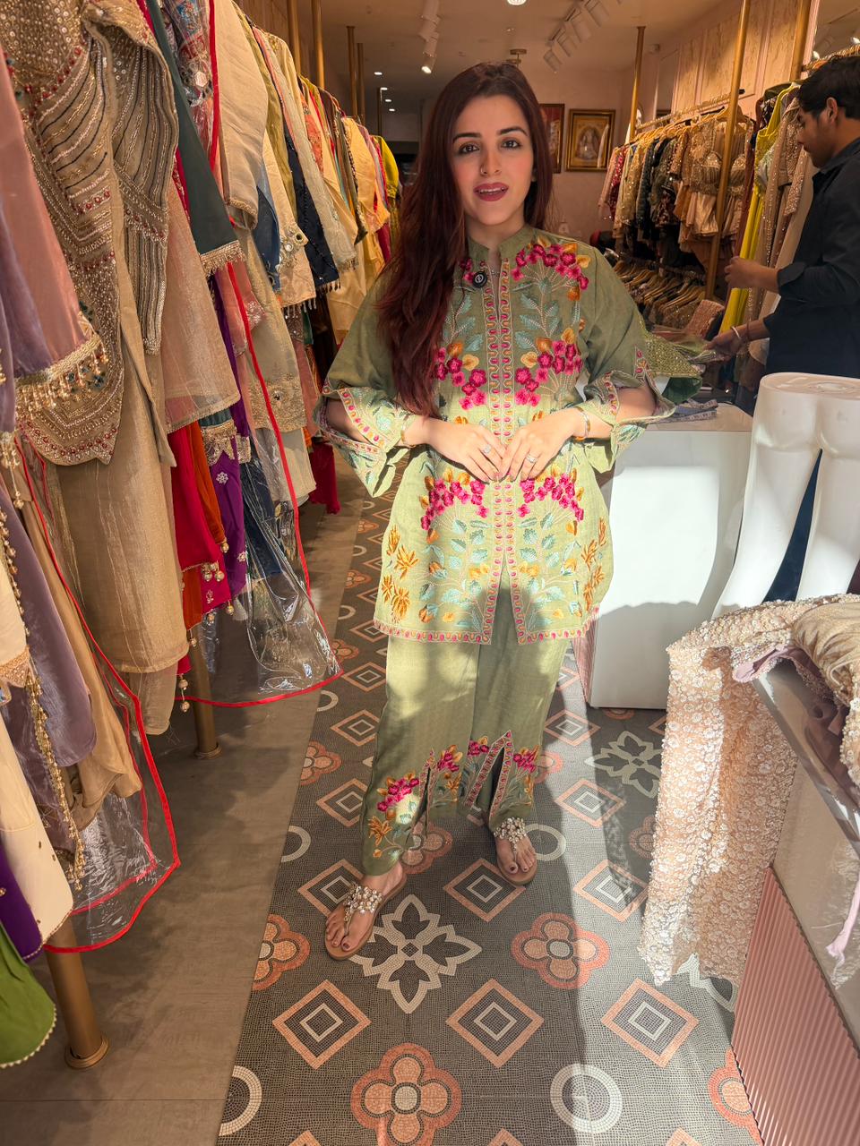 Rivaan Floral Embroidered Co-ord Set