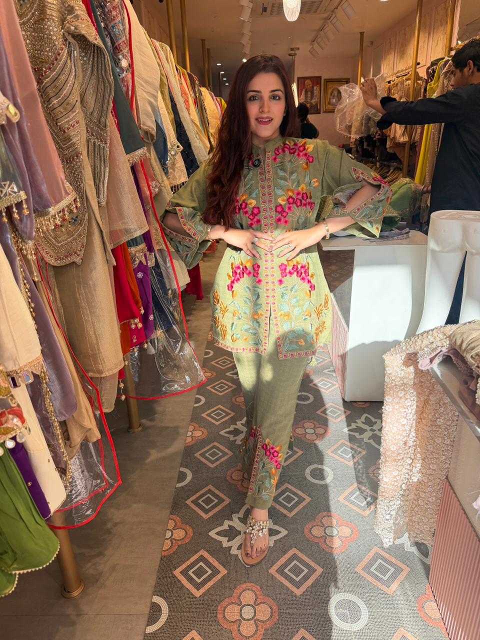 Rivaan Floral Embroidered Co-ord Set