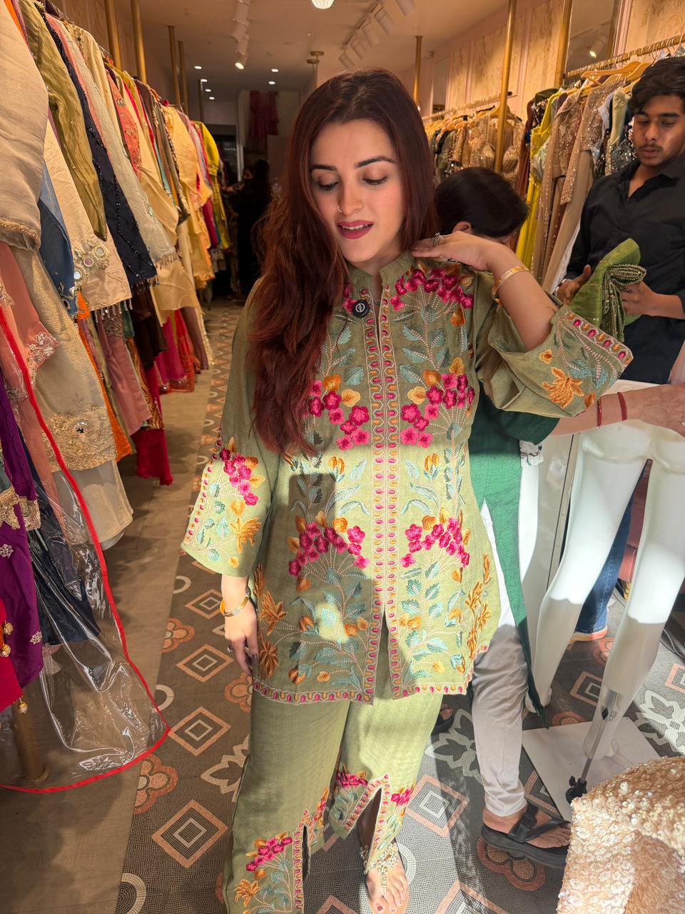 Rivaan Floral Embroidered Co-ord Set