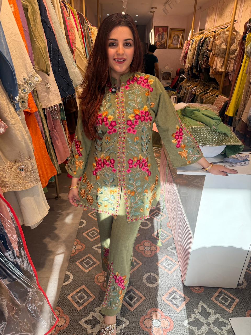 Rivaan Floral Embroidered Co-ord Set