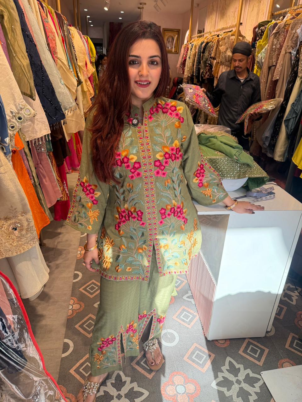 Rivaan Floral Embroidered Co-ord Set