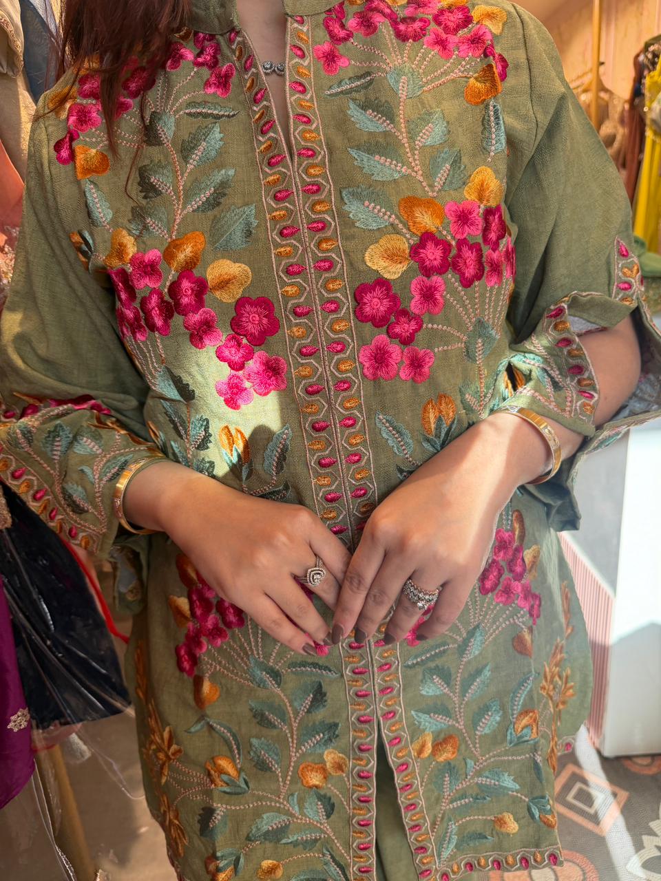Rivaan Floral Embroidered Co-ord Set