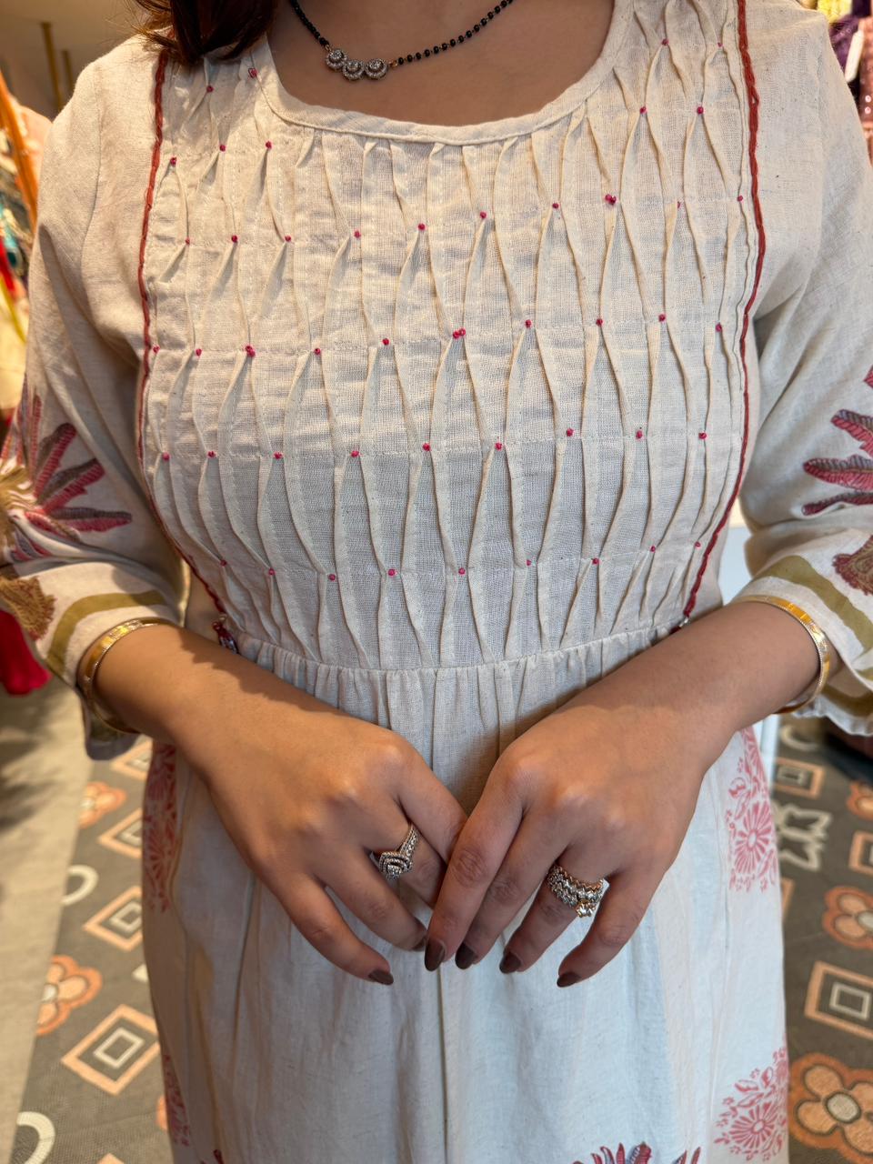 Palm Whisper  Kurta Set