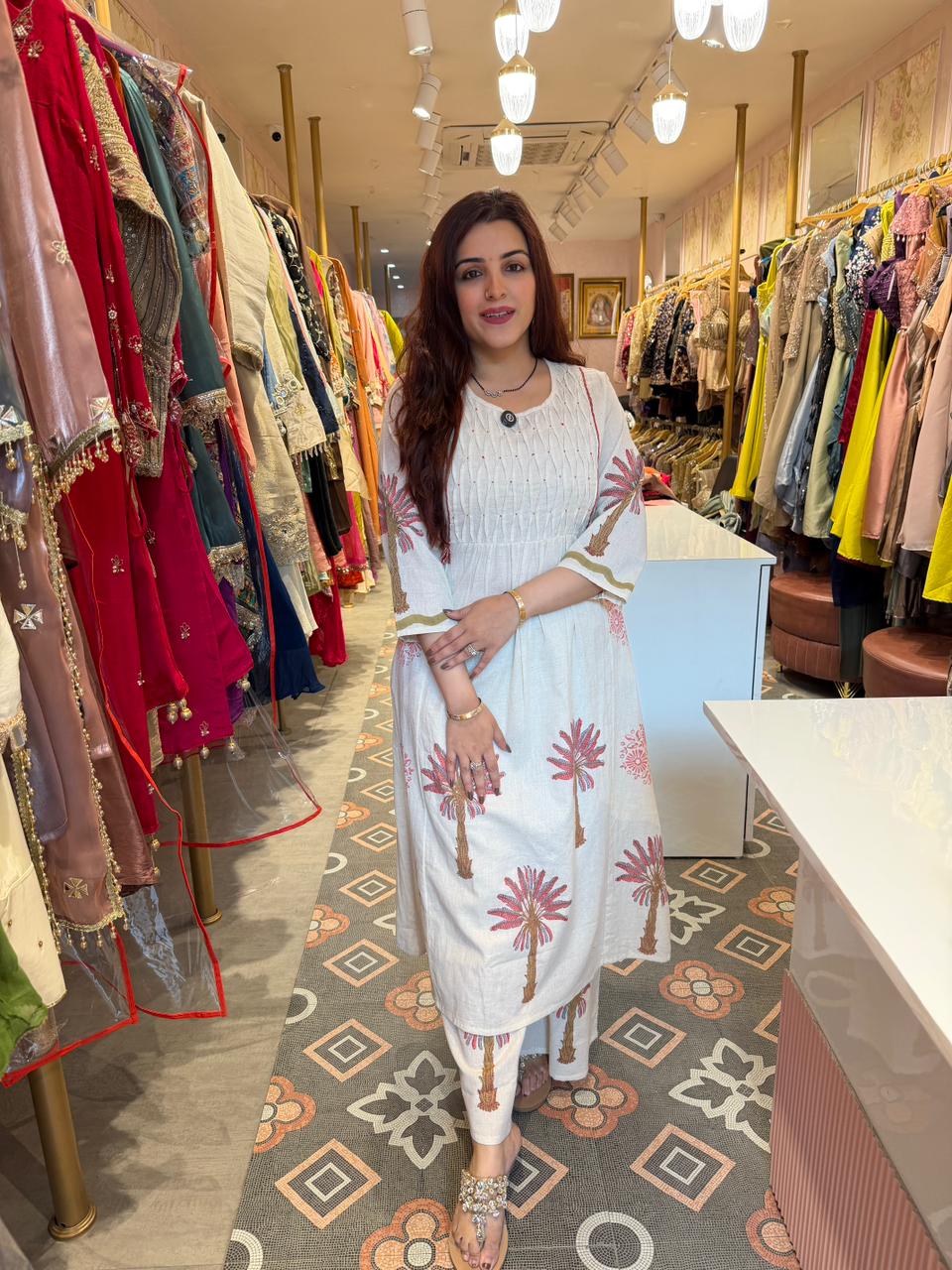 Palm Whisper  Kurta Set