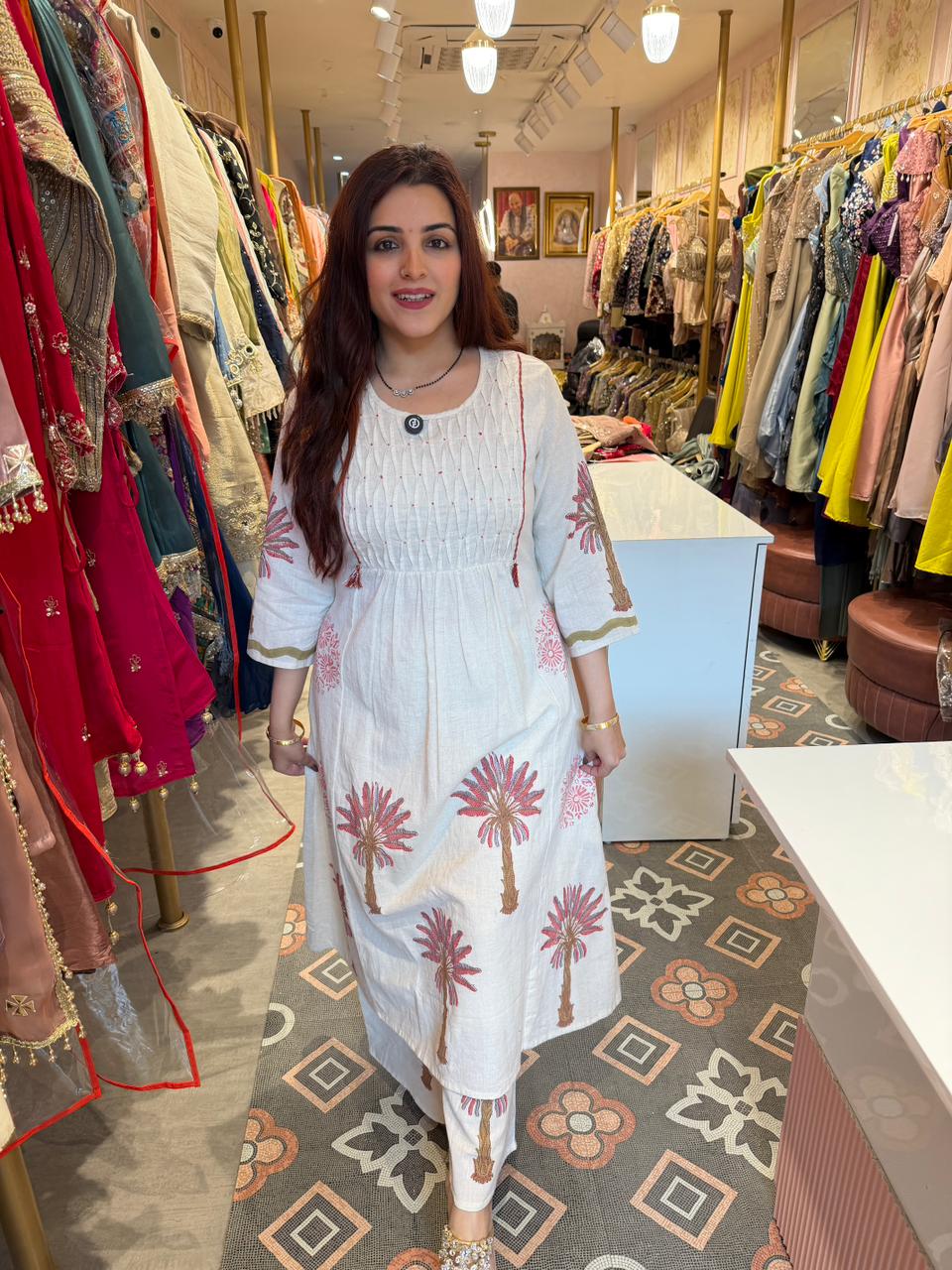 Palm Whisper  Kurta Set