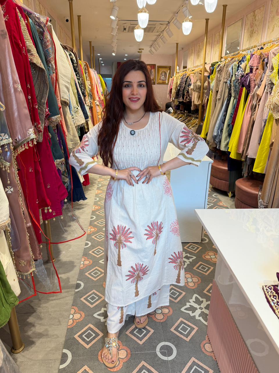 Palm Whisper  Kurta Set