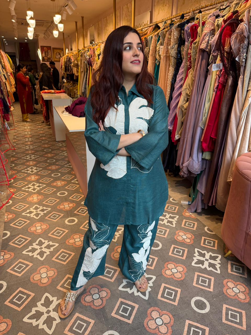 Emerald Bloom Co-Ord Set