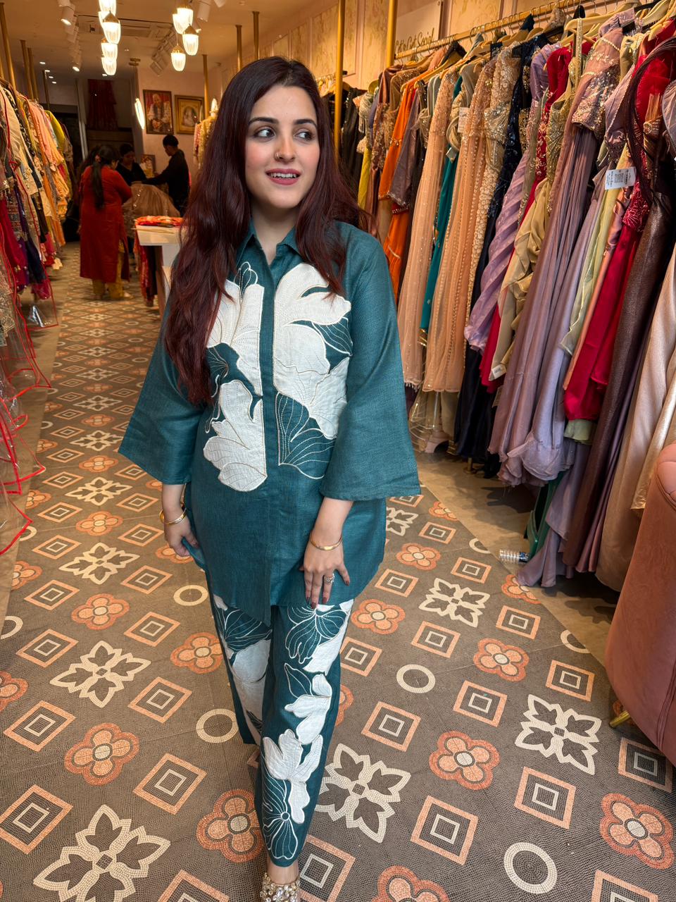 Emerald Bloom Co-Ord Set