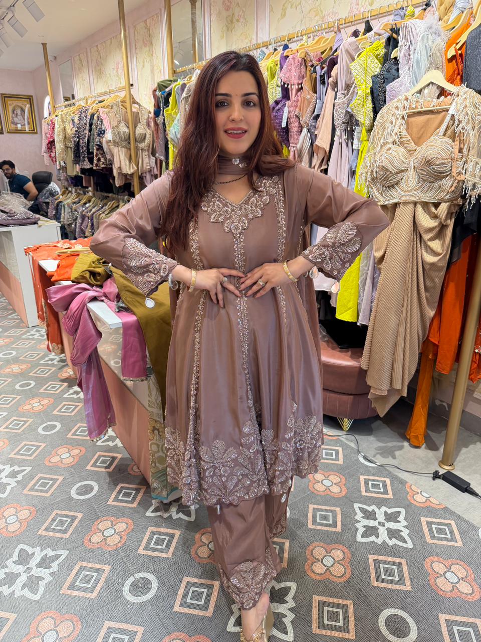Sahira embroidered set