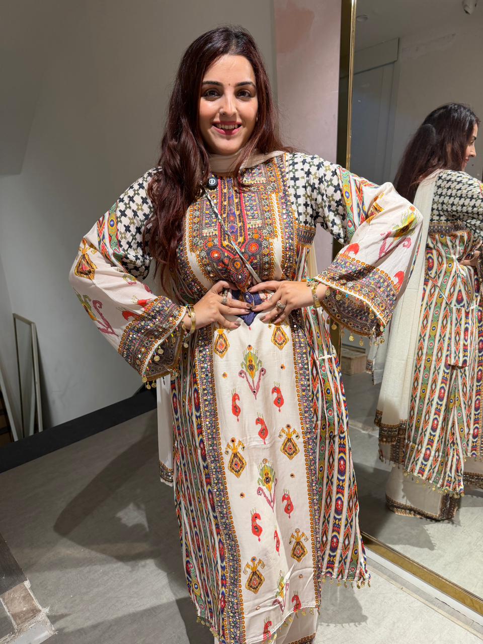Desert Peacock Grace Suit Set