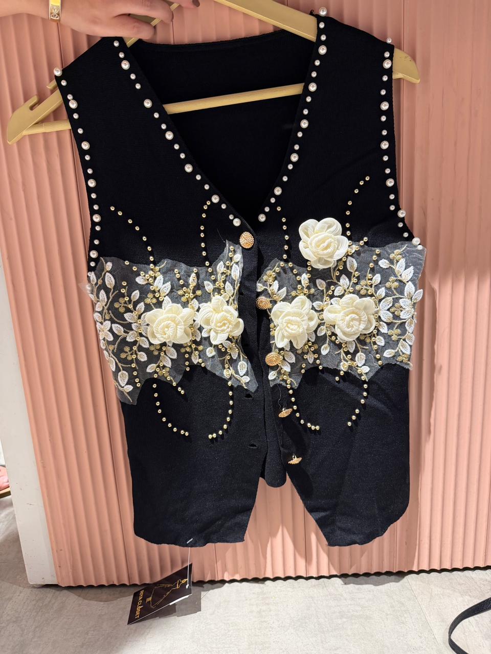 Pearl Blossom Vest