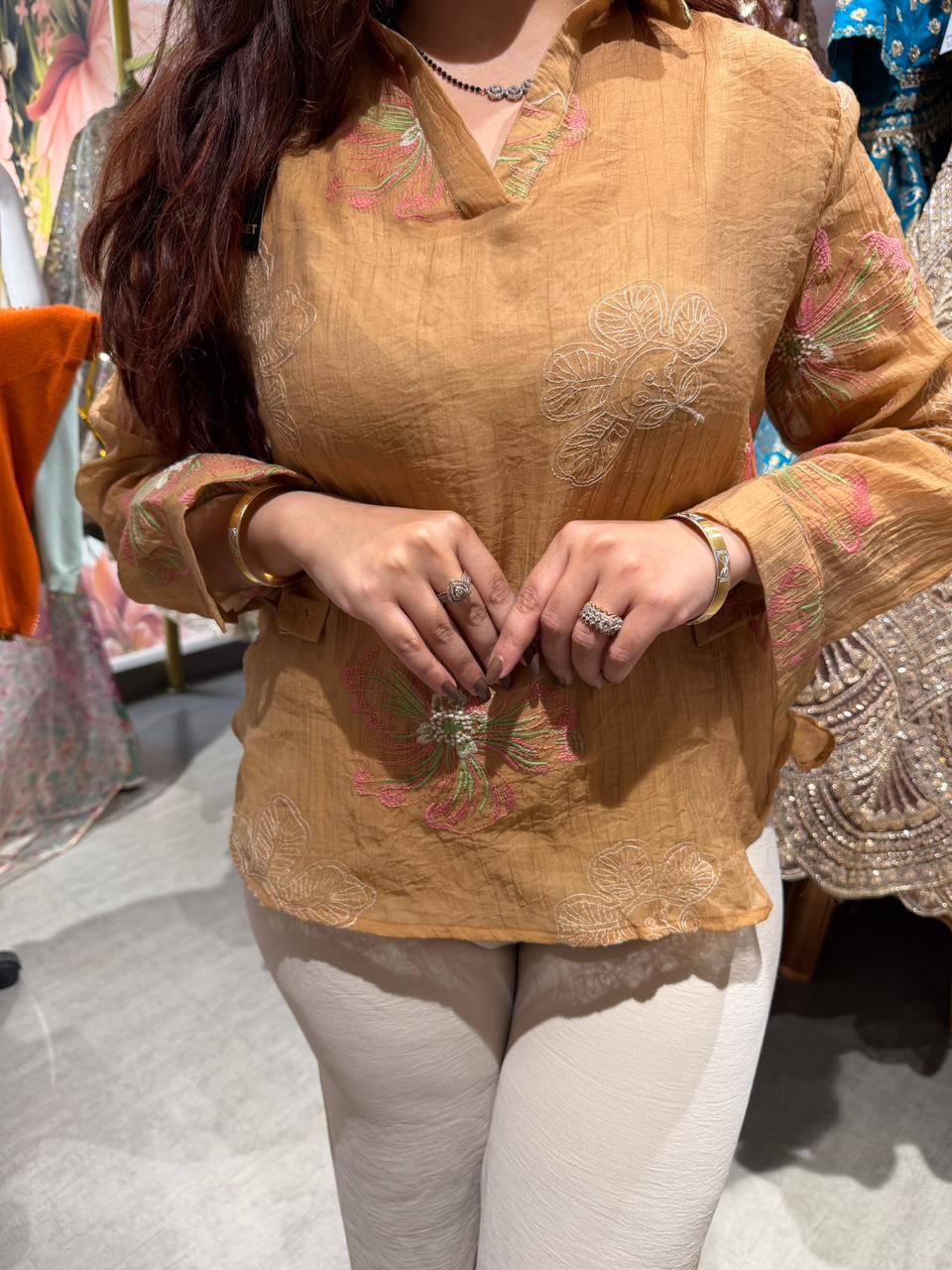 Autumn Bloom Whisper Top