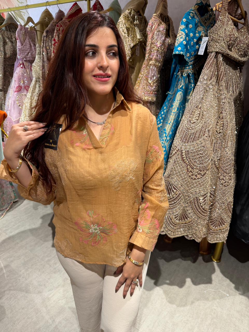 Autumn Bloom Whisper Top