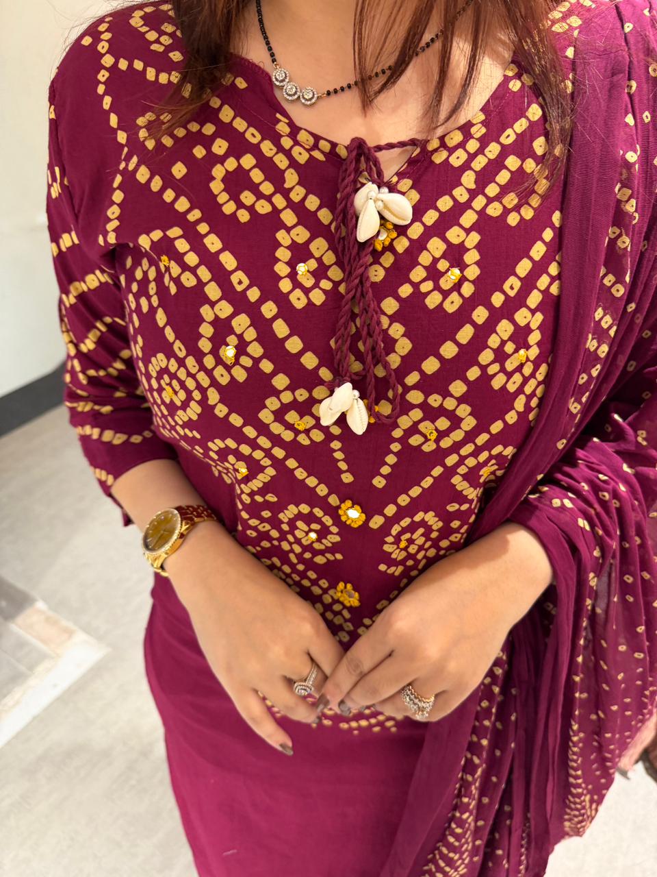 Bandhani Grace Suit Set
