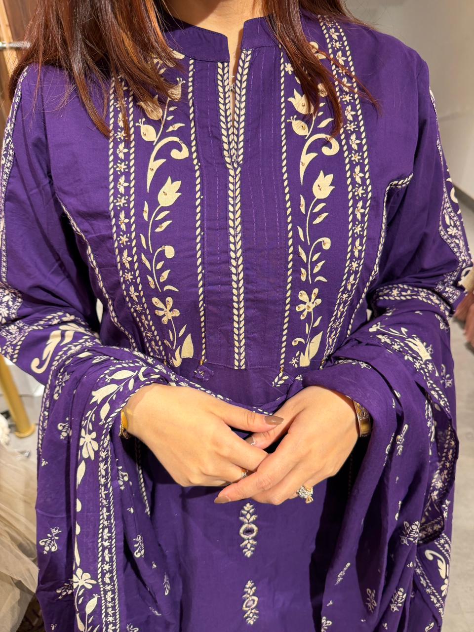 Amethyst Bloom Suit Set