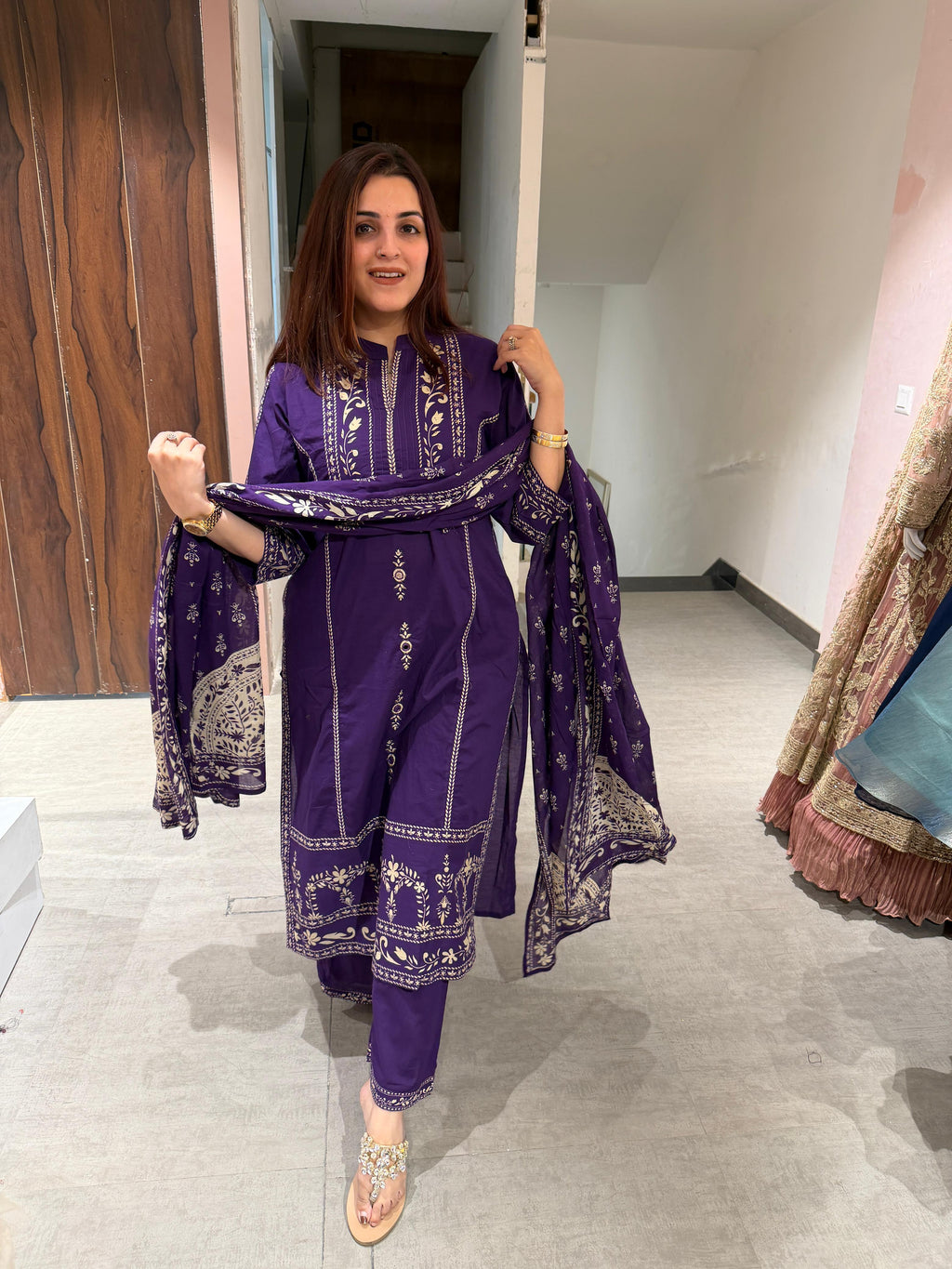 Amethyst Bloom Suit Set