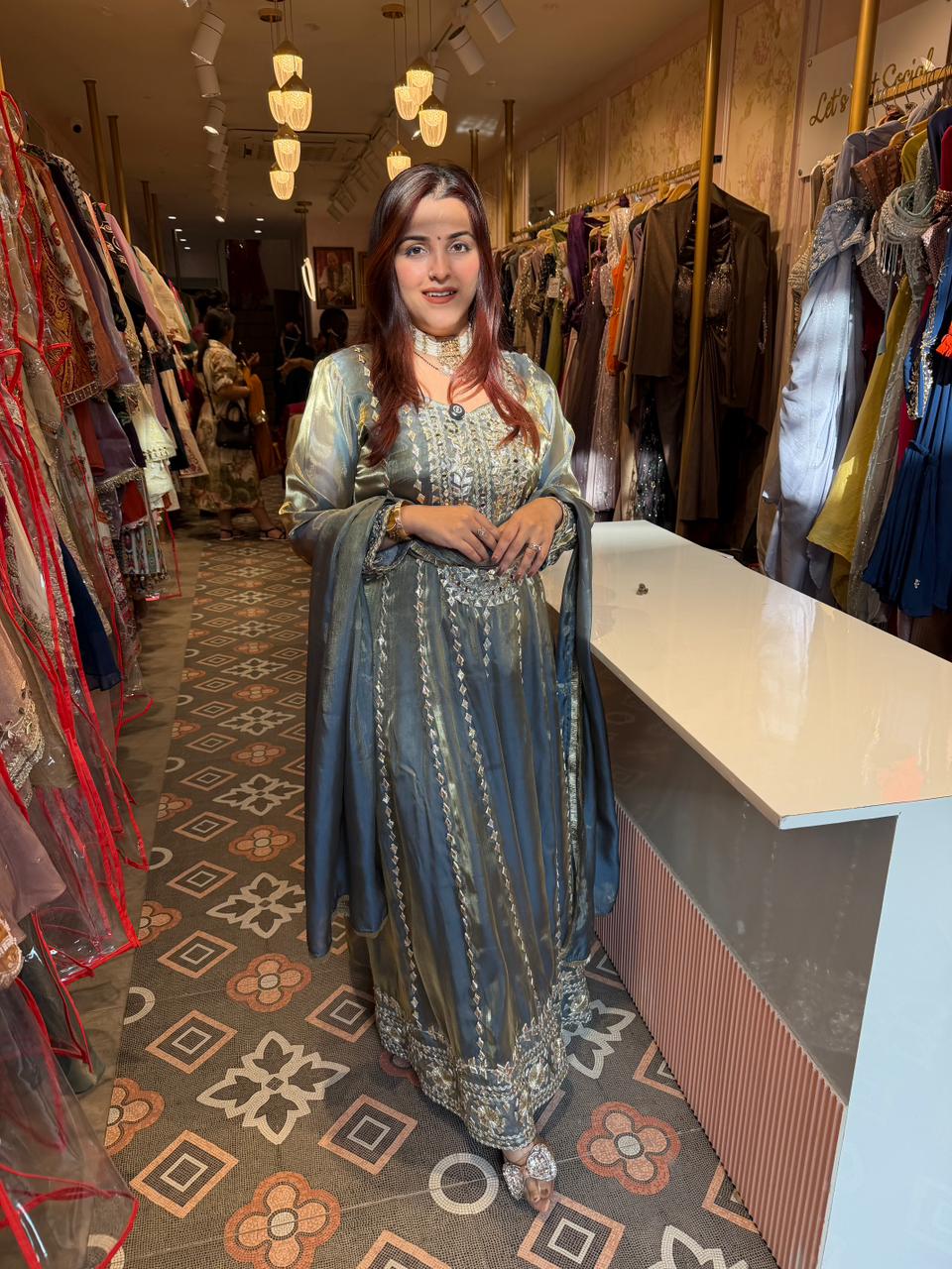 Moonlit Anarkali Set