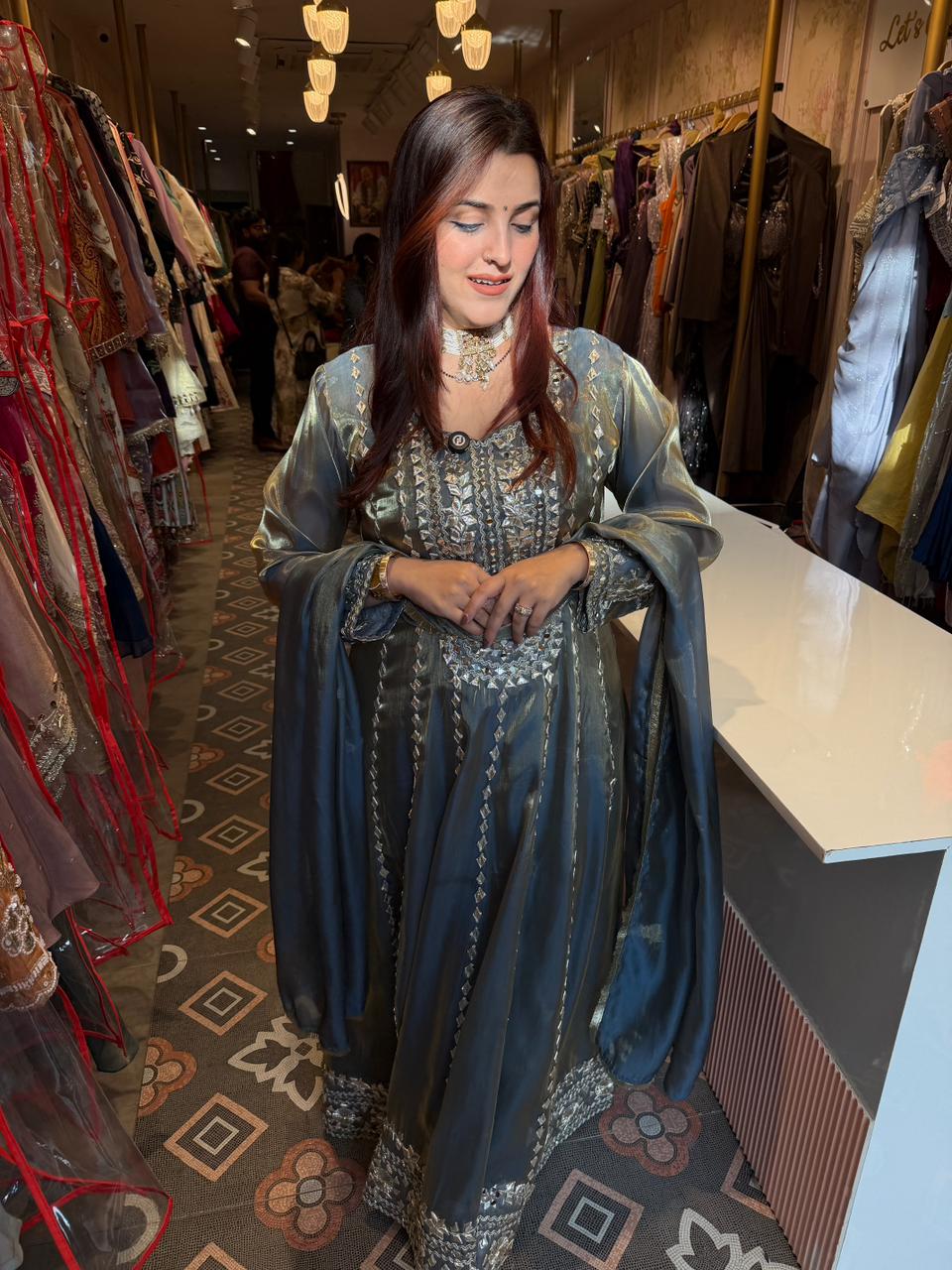 Moonlit Anarkali Set