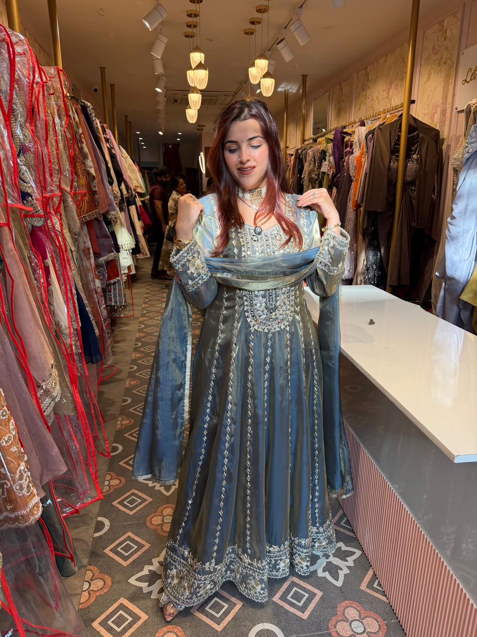 Moonlit Anarkali Set