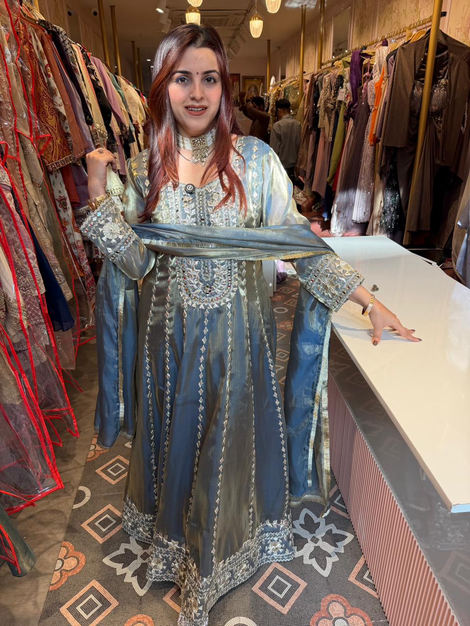 Moonlit Anarkali Set
