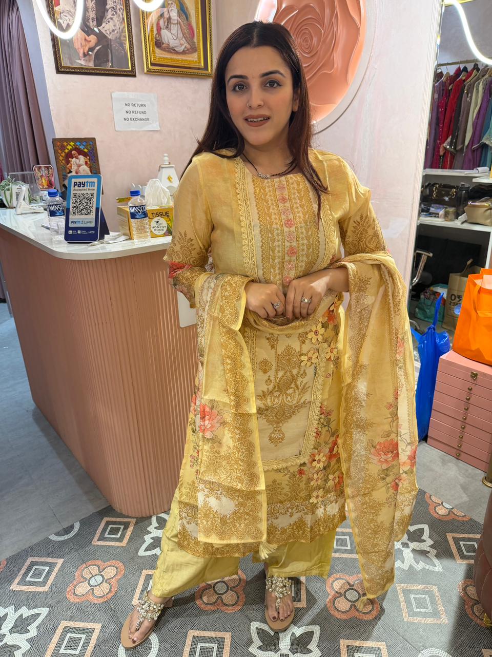Soni Blossom Printed Suit Set
