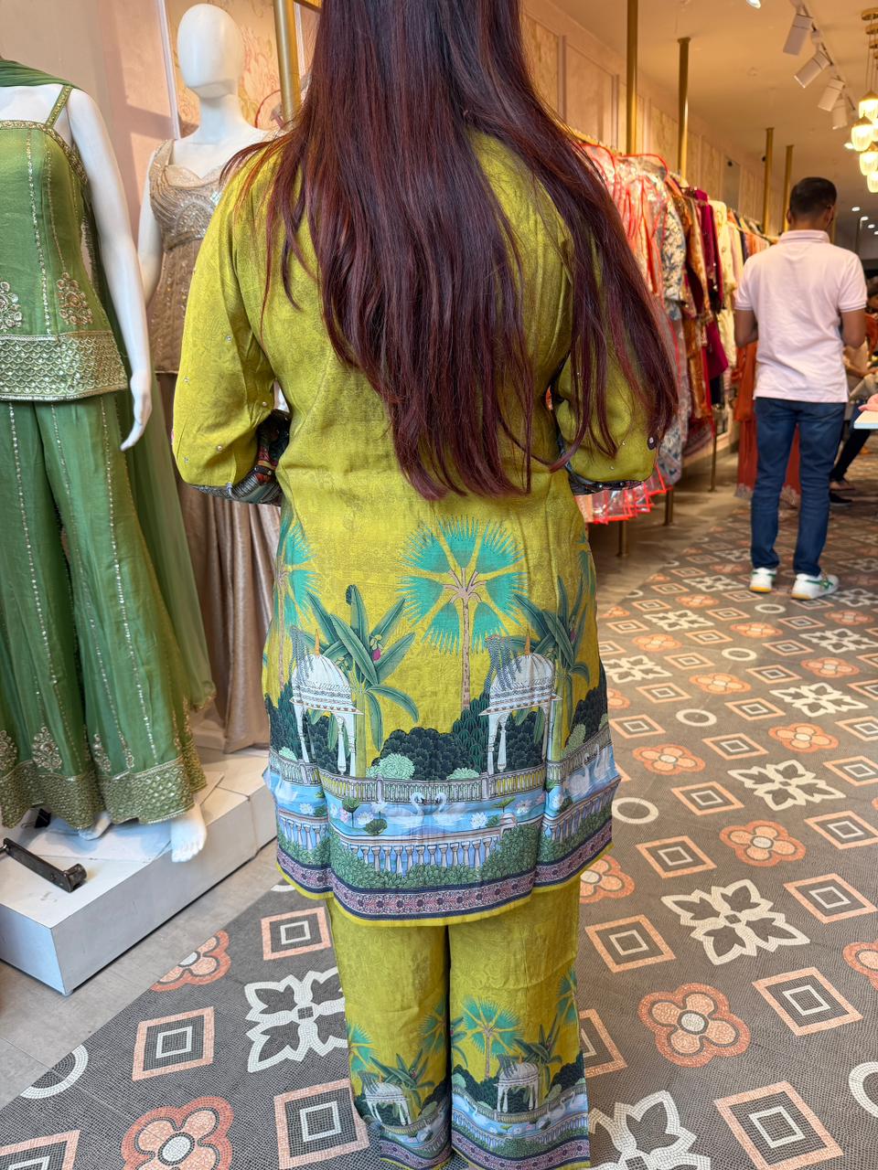 Mehfil Printed Kurta Palazzo Set