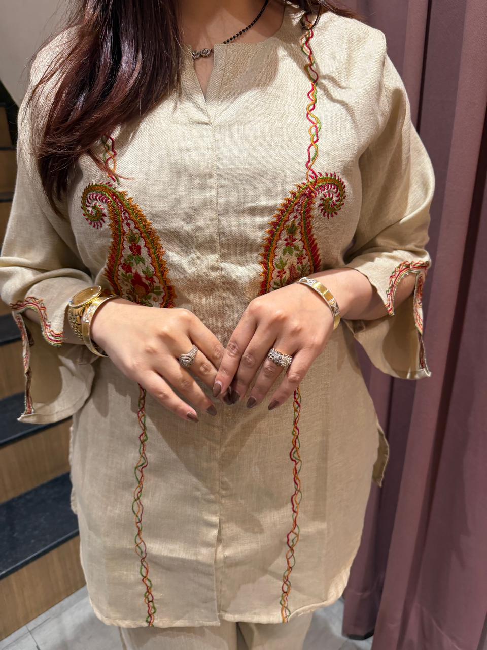 Golden Paisley Grace Co-Ord Set