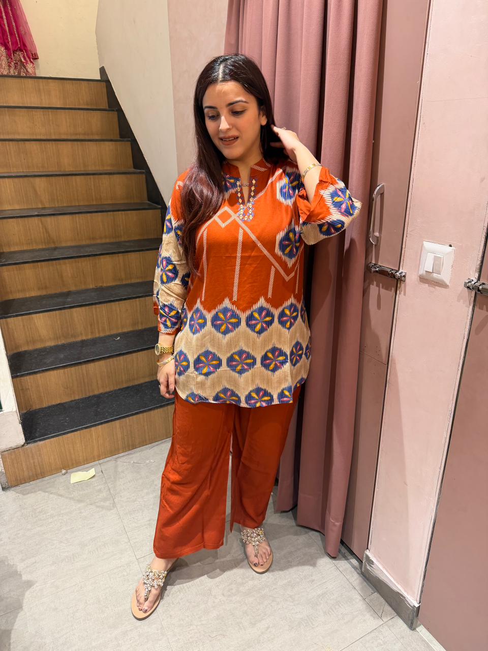 Ruhan  Ethnic Co-Ord Set