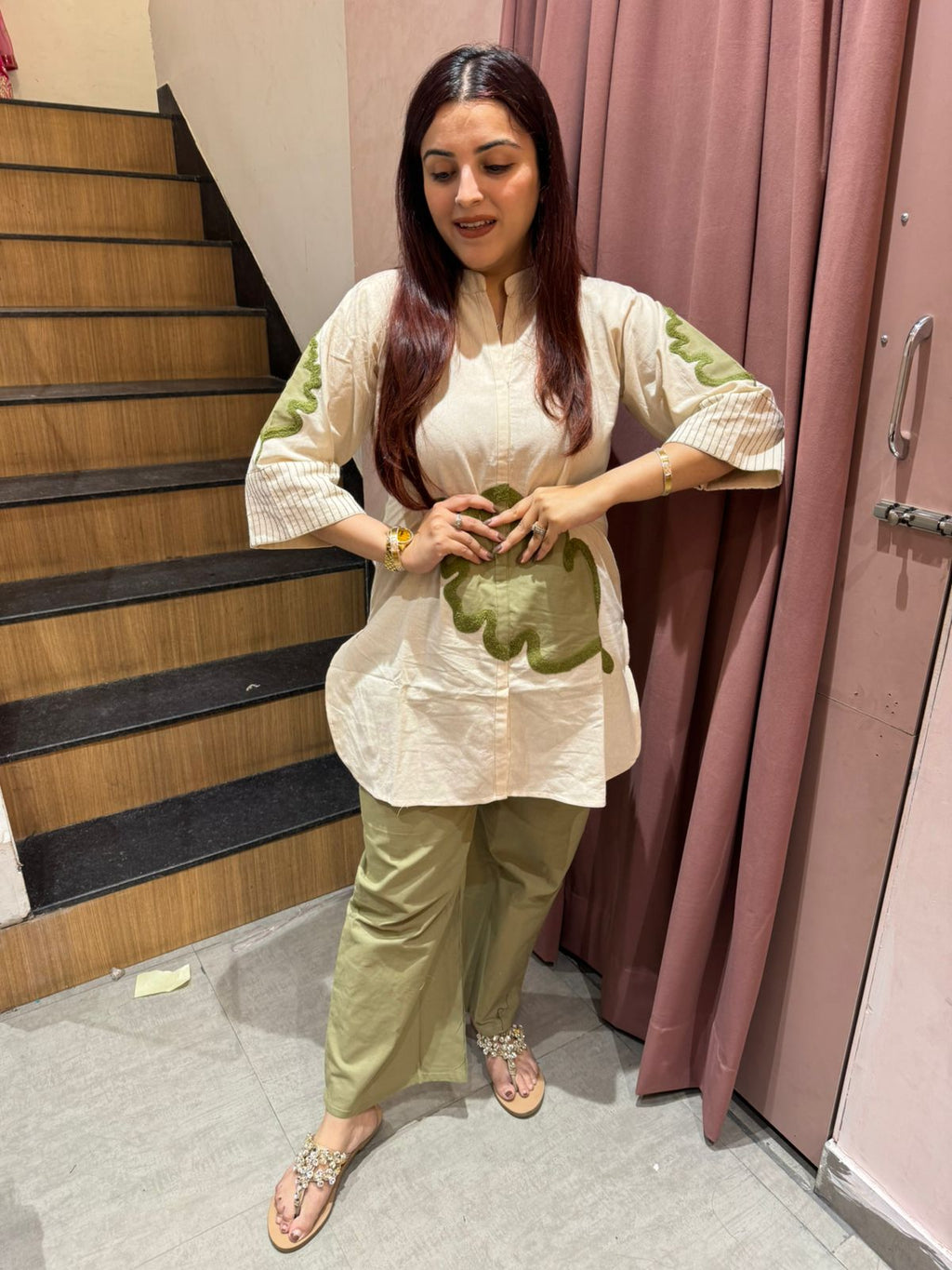 Sin Leaf Elegance Co-Ord Set