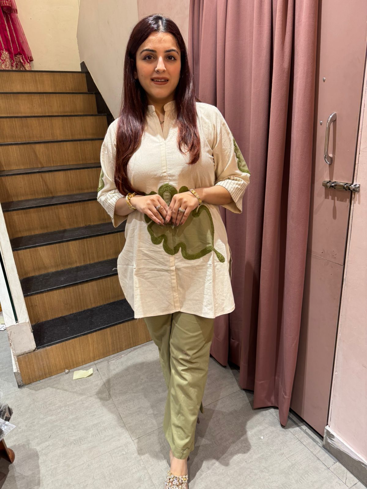 Sin Leaf Elegance Co-Ord Set