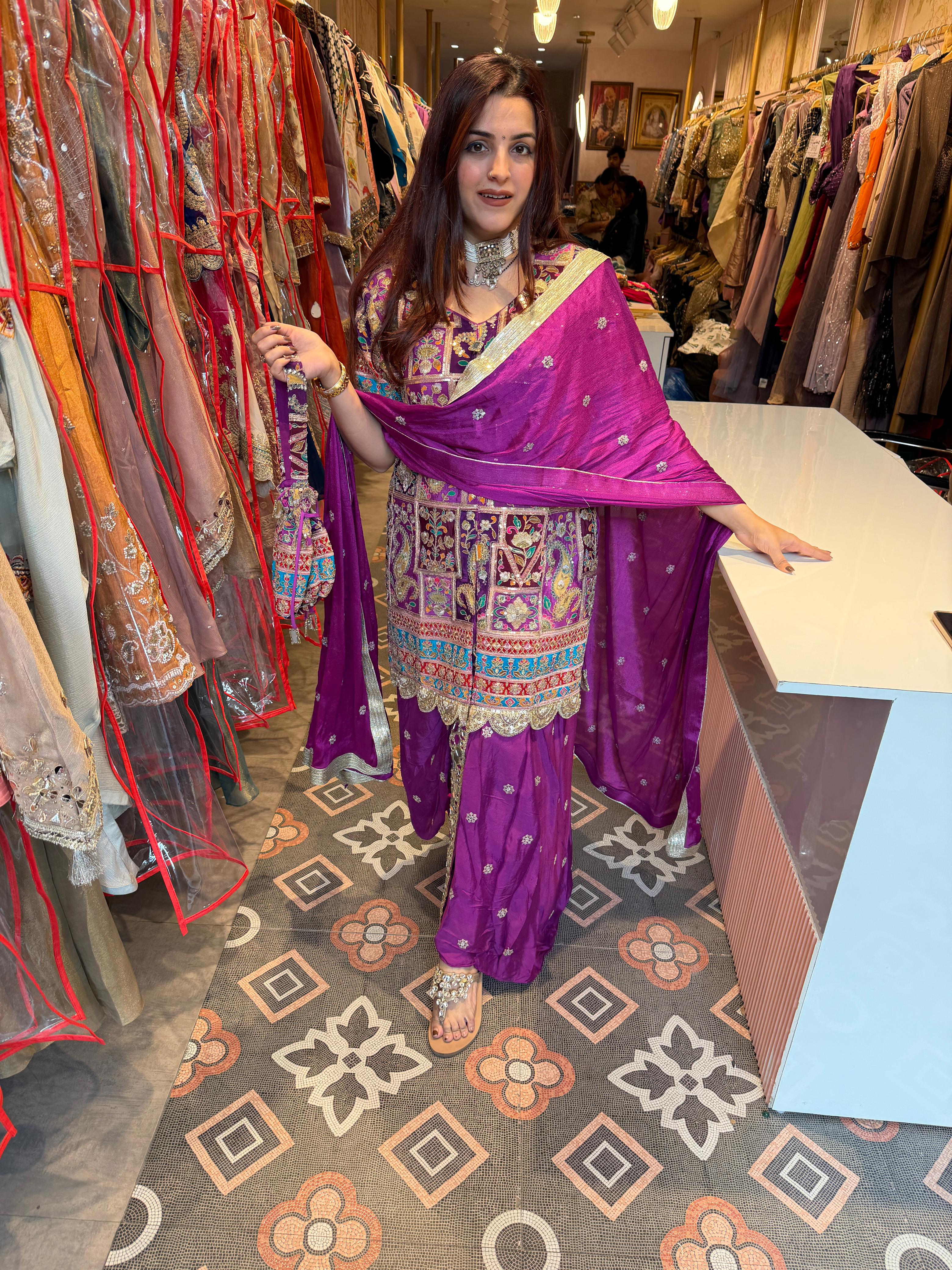 Phulkari Patchwork Set