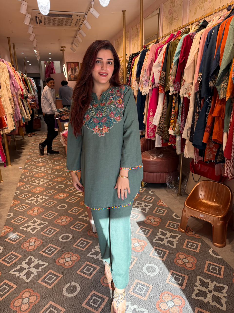 Sanya Embroidered Co-Ord Set