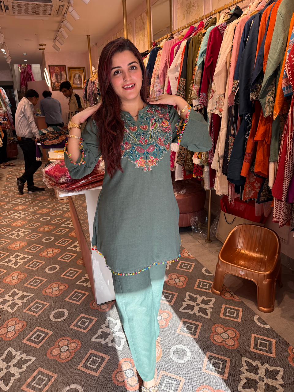Sanya Embroidered Co-Ord Set