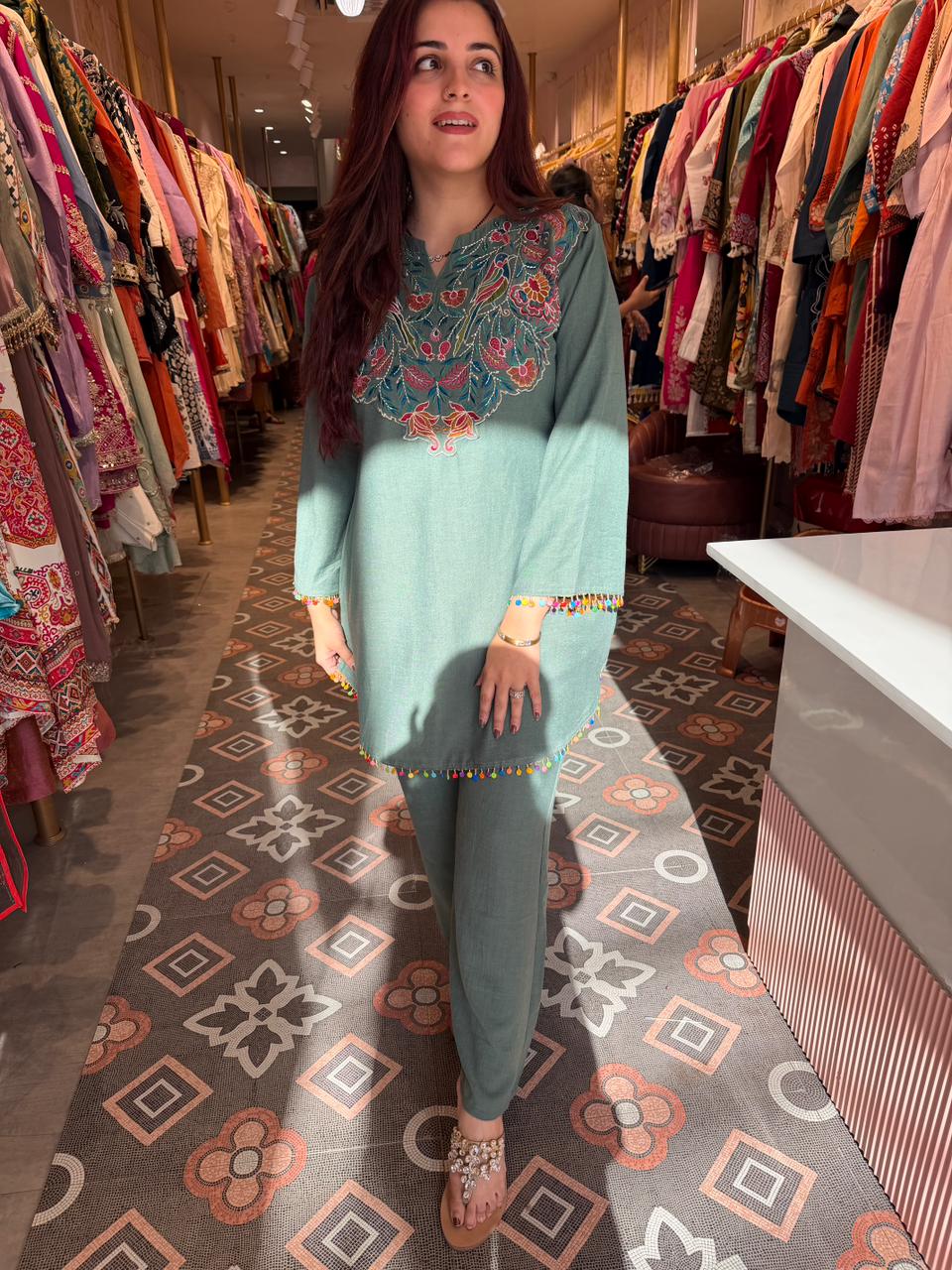 Sanya Embroidered Co-Ord Set